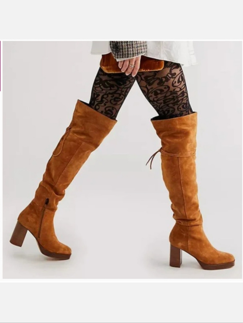Free People Platform Echo OTK Boots